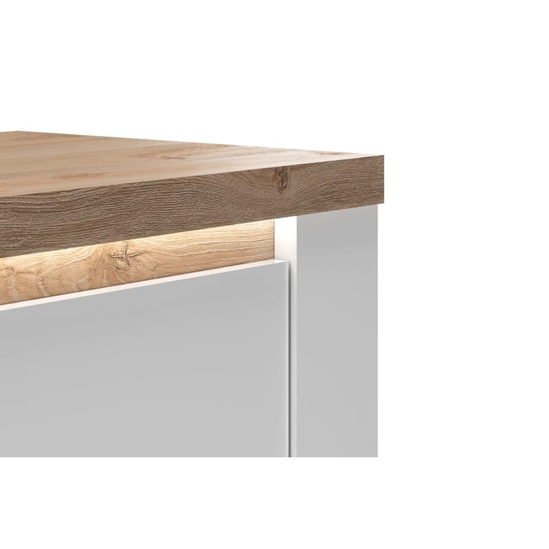 Vandesar Skjenk 207 cm - Natur/Hvit - Oppbevaring - Oppbevaringsmøbler - Sideboard & skjenk