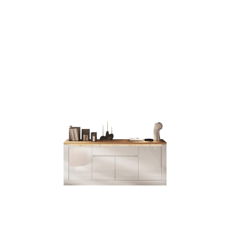 Vandesar Skjenk 207 cm - Natur/Hvit - Oppbevaring - Oppbevaringsmøbler - Sideboard & skjenk