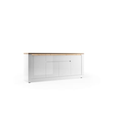 Vandesar Skjenk 207 cm - Natur/Hvit - Oppbevaring - Oppbevaringsmøbler - Sideboard & skjenk