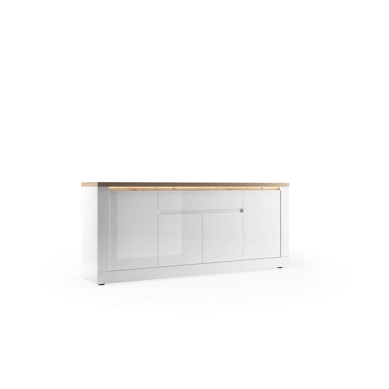 Vandesar Skjenk 207 cm - Natur/Hvit - Oppbevaring - Oppbevaringsmøbler - Sideboard & skjenk