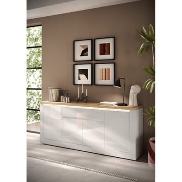 Vandesar Skjenk 207 cm - Natur/Hvit - Oppbevaring - Oppbevaringsmøbler - Sideboard & skjenk