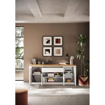 Vandesar Skjenk 207 cm - Natur/Hvit - Oppbevaring - Oppbevaringsmøbler - Sideboard & skjenk