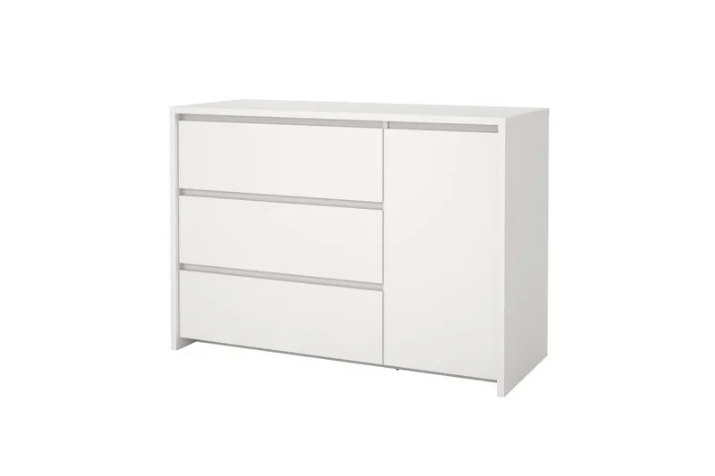 Varun Skjenk 119x48 cm, Hvit