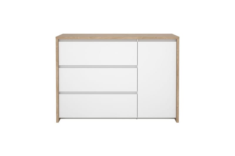 Varun Skjenk 119x48 cm - Hvit/Natur - Oppbevaring - Oppbevaringsmøbler - Sideboard & skjenk