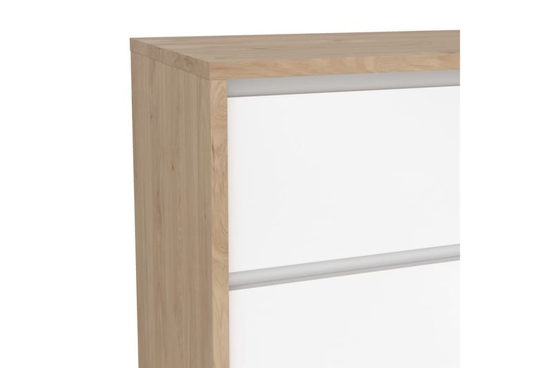 Varun Skjenk 119x48 cm - Hvit/Natur - Oppbevaring - Oppbevaringsmøbler - Sideboard & skjenk