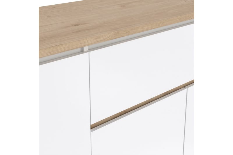 Varun Skjenk 197x48 cm - Hvit - Oppbevaring - Oppbevaringsmøbler - Sideboard & skjenk