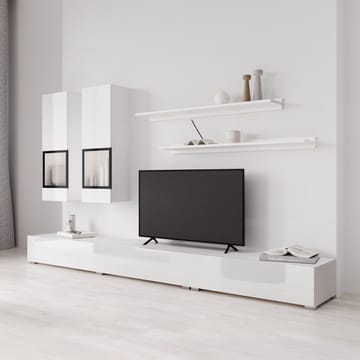 Veggenhet Baros - Hvit Laminat - Oppbevaring - Oppbevaringsmøbler - Møbelsett til stue
