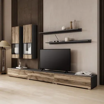 Veggenhet Baros - Touchwood - Oppbevaring - Oppbevaringsmøbler - Møbelsett til stue