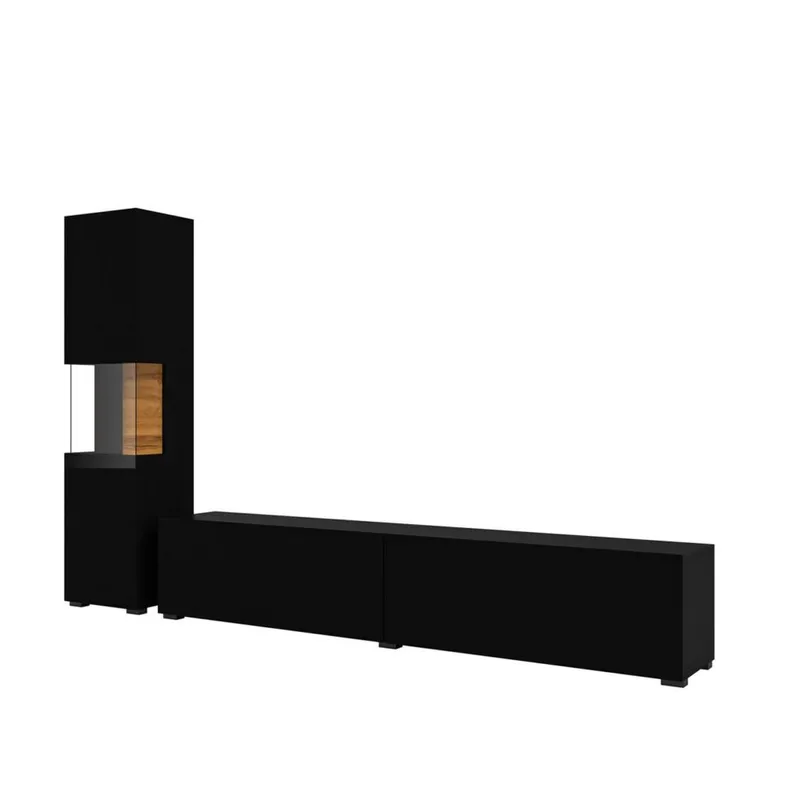 Veggseksjon Ava 2 stykker (05+40), Black Onyx