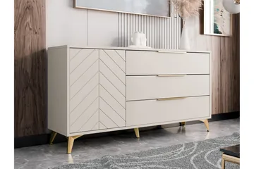 Vemdalen Kommode 154 cm - Beige - Oppbevaring - Oppbevaringsmøbler - Kommode