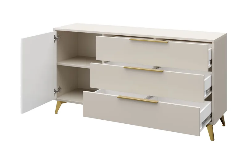 Vemdalen Møbelsett for Stue - Sand beige - Oppbevaring - Oppbevaringsmøbler - Møbelsett til stue