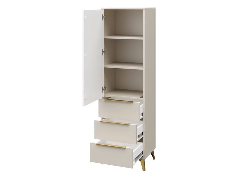 Vemdalen møbelsett til stue - TV-benk og høyskap - brun - Oppbevaring - Oppbevaringsmøbler - Møbelsett til stue