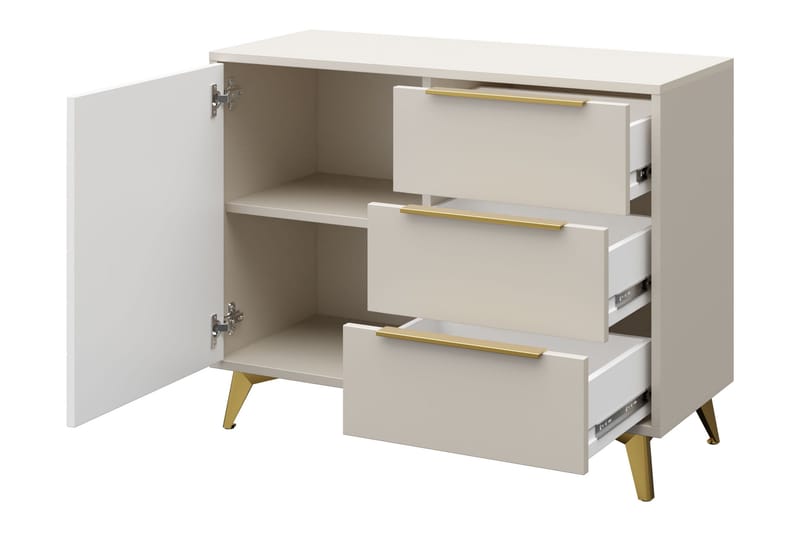 Vemdalen Skjenk 104x40 cm - Hvit - Oppbevaring - Oppbevaringsmøbler - Sideboard & skjenk