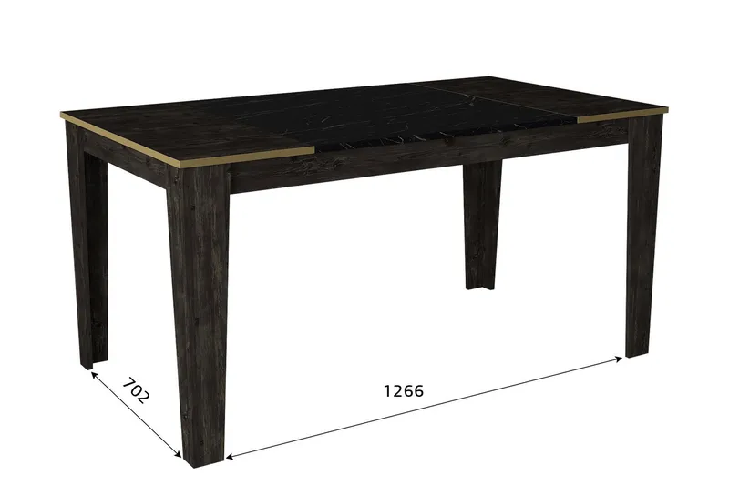 Veyron Møbelsett for Stue - Svart/Gull - Oppbevaring - Oppbevaringsmøbler - Møbelsett til stue