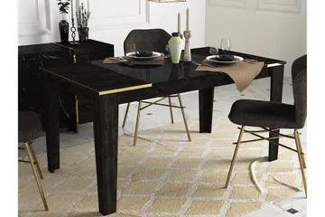 Veyron Møbelsett for Stue - Svart/Gull - Oppbevaring - Oppbevaringsmøbler - Møbelsett til stue