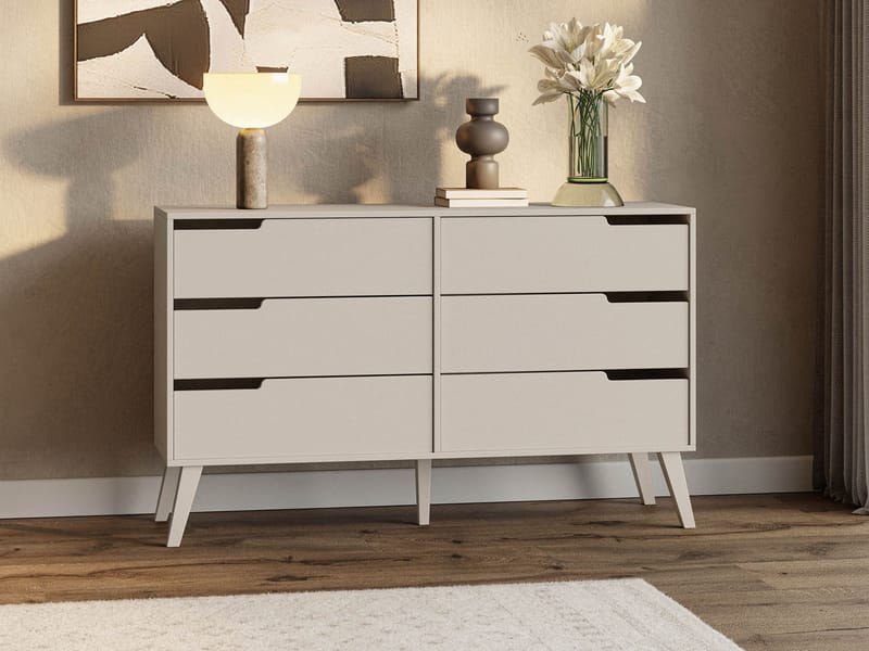 Virello skjenk 137 cm - beige - Oppbevaring - Oppbevaringsmøbler - Sideboard & skjenk