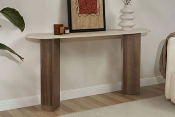 Yeno Skjenk 150x75x35 cm - Travertin, Venezia valnøtt - Oppbevaring - Oppbevaringsmøbler - Sideboard & skjenk