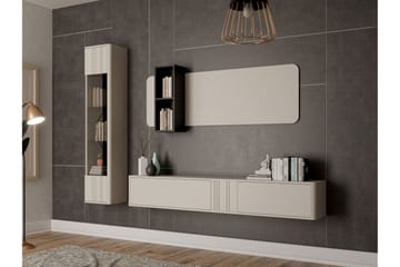 Zalricus Møbelsett for Stue - Beige - Oppbevaring - Oppbevaringsmøbler - Møbelsett til stue