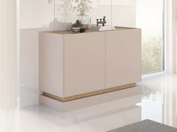 Zelric Skjenk 120x37 cm - Beige - Oppbevaring - Oppbevaringsmøbler - Sideboard & skjenk