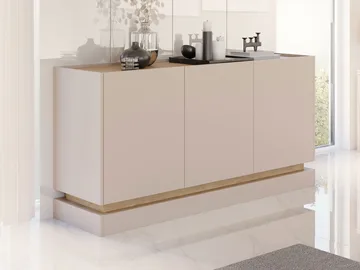 Zelric Skjenk 160x37 cm - Beige - Oppbevaring - Oppbevaringsmøbler - Sideboard & skjenk