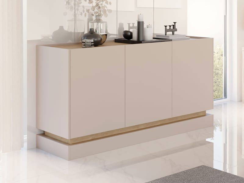 Zelric Skjenk 160x37 cm - Beige - Oppbevaring - Oppbevaringsmøbler - Sideboard & skjenk