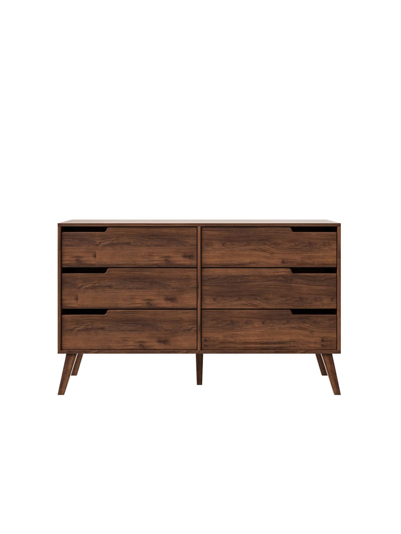 Zelto Kommode 137 cm - Warmia valnøtt - Oppbevaring - Oppbevaringsmøbler - Kommode