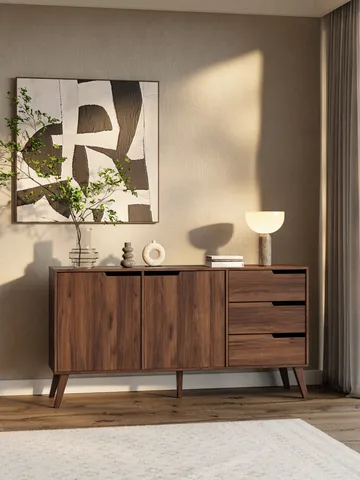 Zelto Skjenk 160 cm - Warmia valnøtt - Oppbevaring - Oppbevaringsmøbler - Sideboard & skjenk