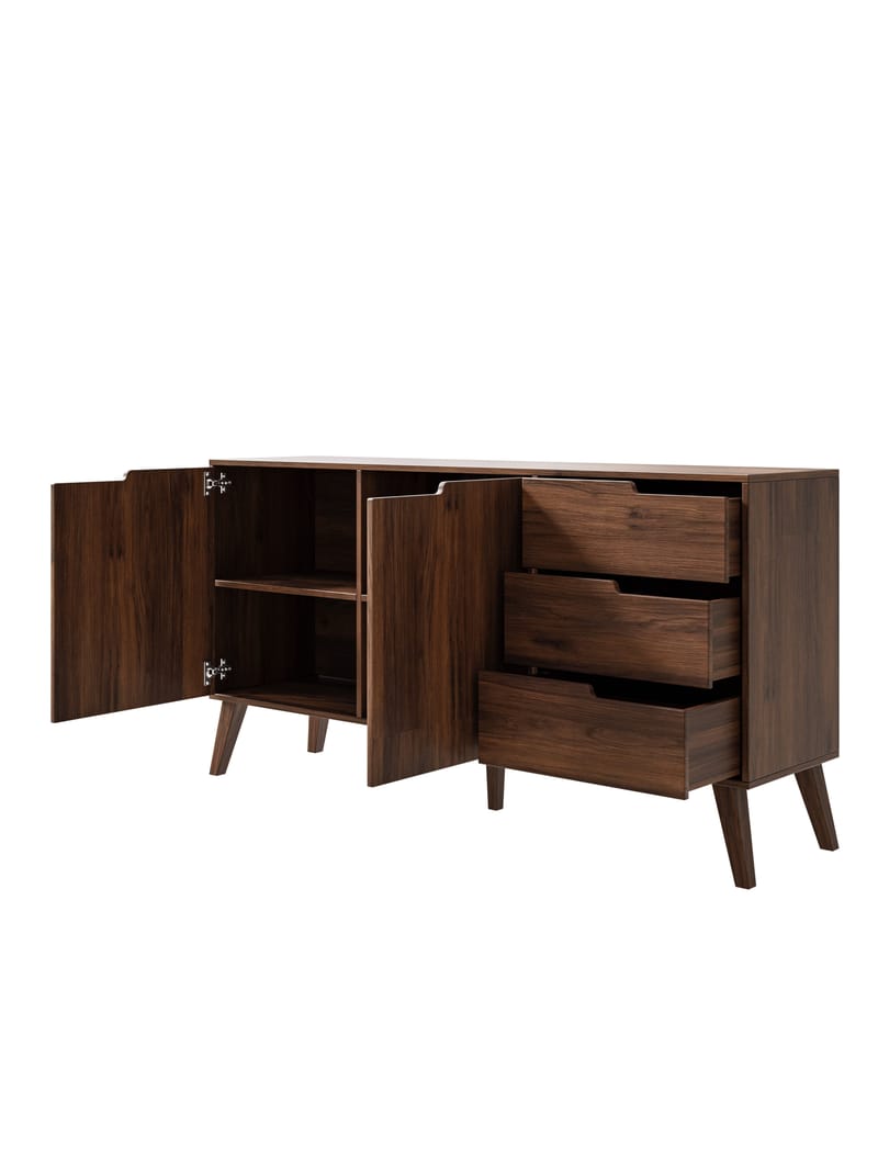Zelto Skjenk 160 cm - Warmia valnøtt - Oppbevaring - Oppbevaringsmøbler - Sideboard & skjenk