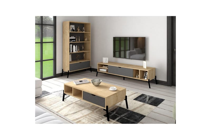 Zenric Møbelsett for Stue - Natur - Oppbevaring - Oppbevaringsmøbler - Møbelsett til stue