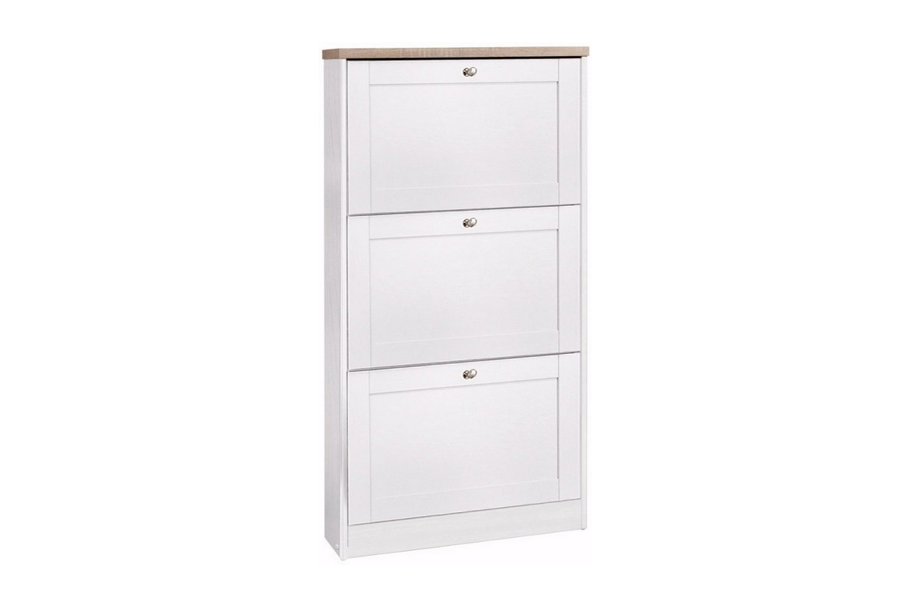 Loft24 Naveen Skoboks 70x130 cm - Hvit|Brun