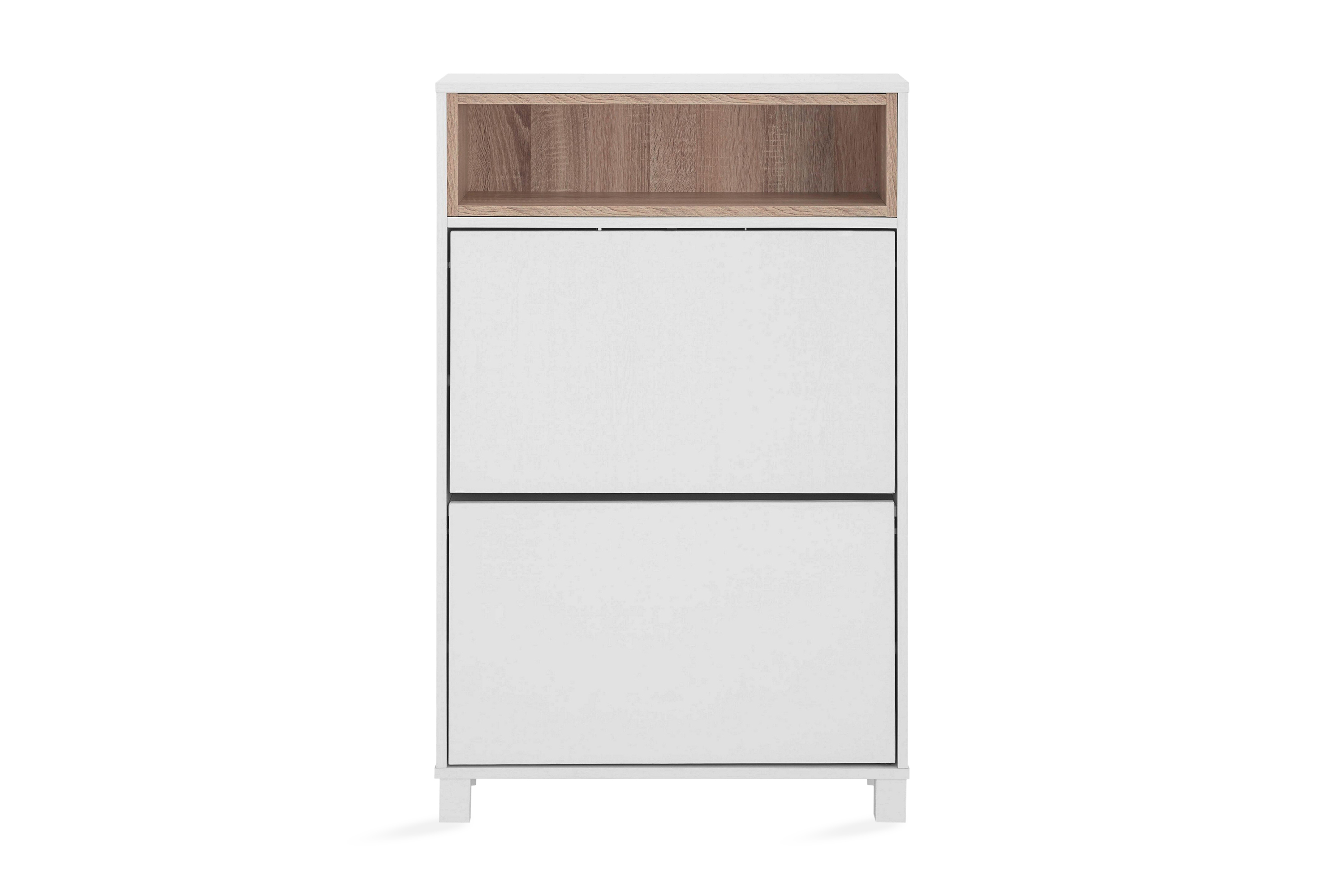 Loft24 Polima Skoboks 70 cm - Hvit|Brun