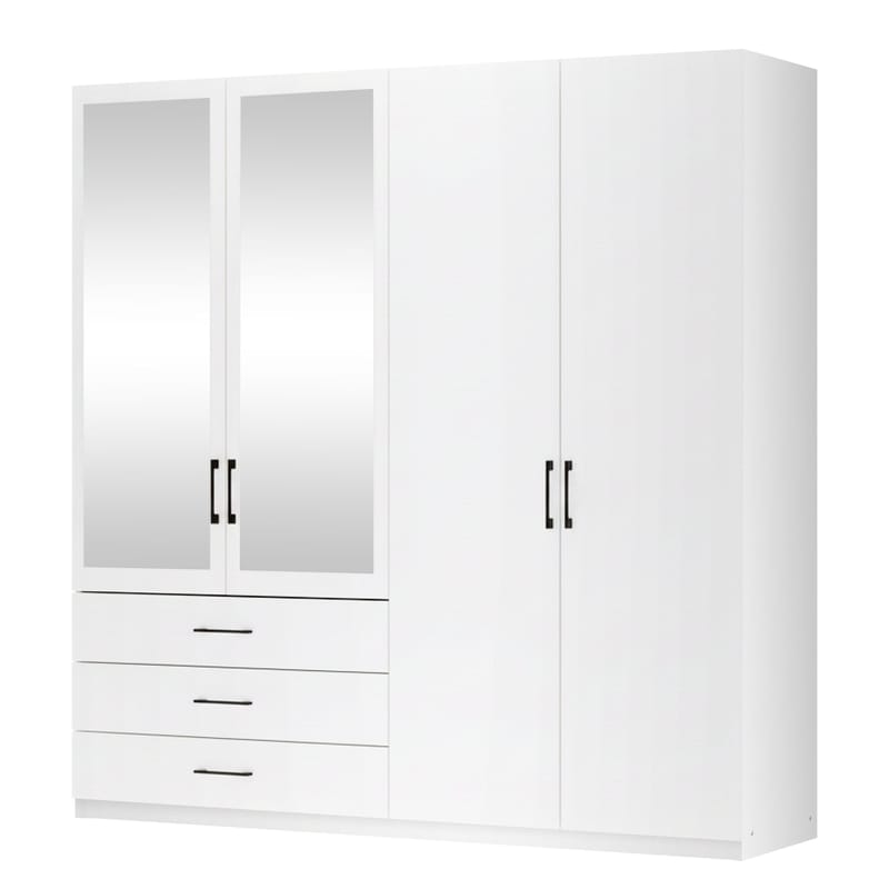 Pekin Garderobeskap med Speil 215 cm