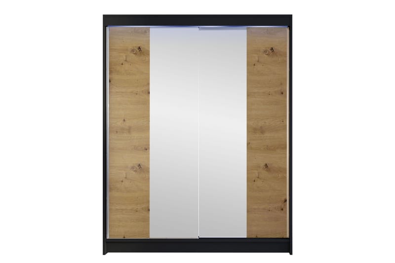 Pickering Garderobe Med Speil 150x200 cm - Brun - Oppbevaring - Garderober & garderobesystem