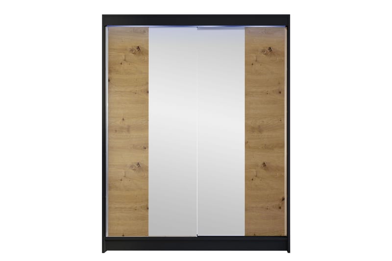 Pickering Garderobe Med Speil 150x200 cm - Brun - Oppbevaring - Garderober & garderobesystem