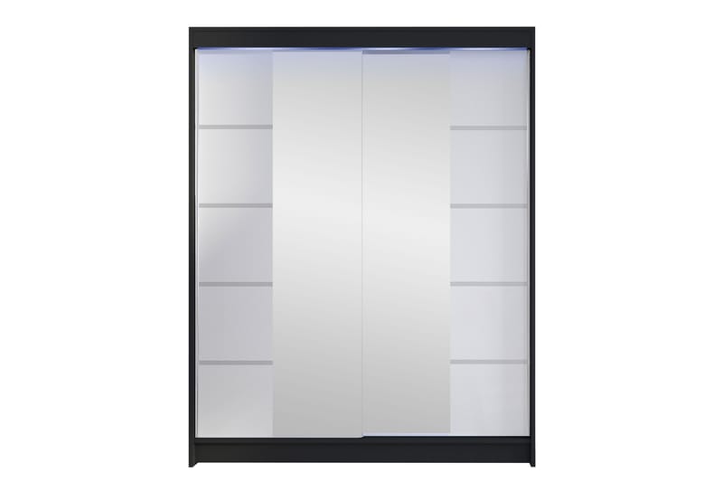 Pickering Garderobe Med Speil 150x200 cm - Brun - Oppbevaring - Garderober & garderobesystem