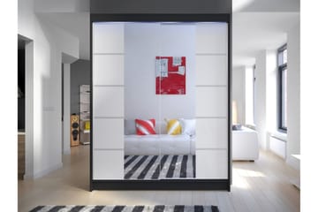 Pickering Garderobe Med Speil 150x200 cm - Brun - Oppbevaring - Garderober & garderobesystem
