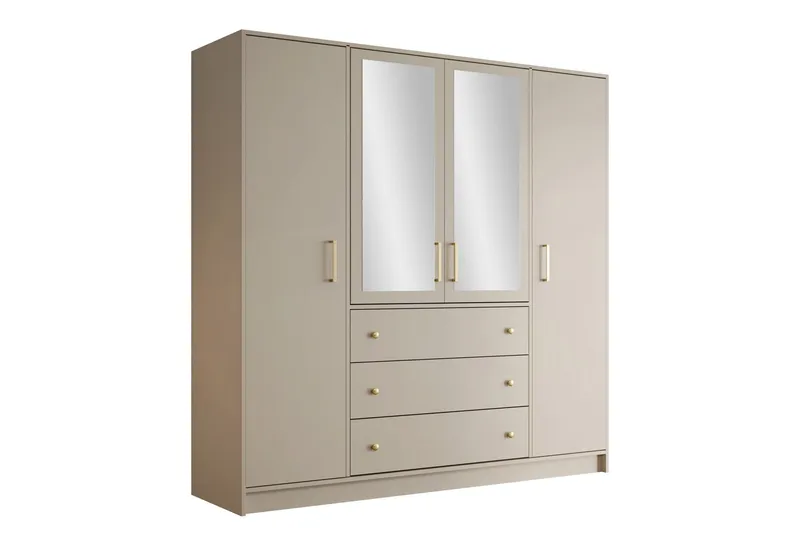 Retro Garderobe M. Speil 196x200 cm