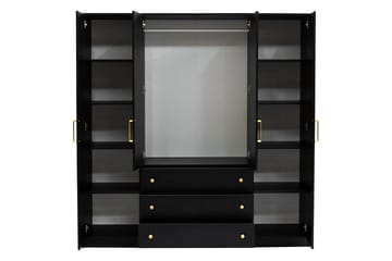 Retro Garderobe M. Speil 196x200 cm - Oppbevaring - Garderober & garderobesystem
