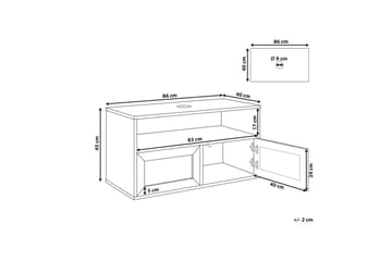 Servantskap Rosell 86x40x45 cm - 86x40x45 cm - Oppbevaring - Oppbevaring til baderom