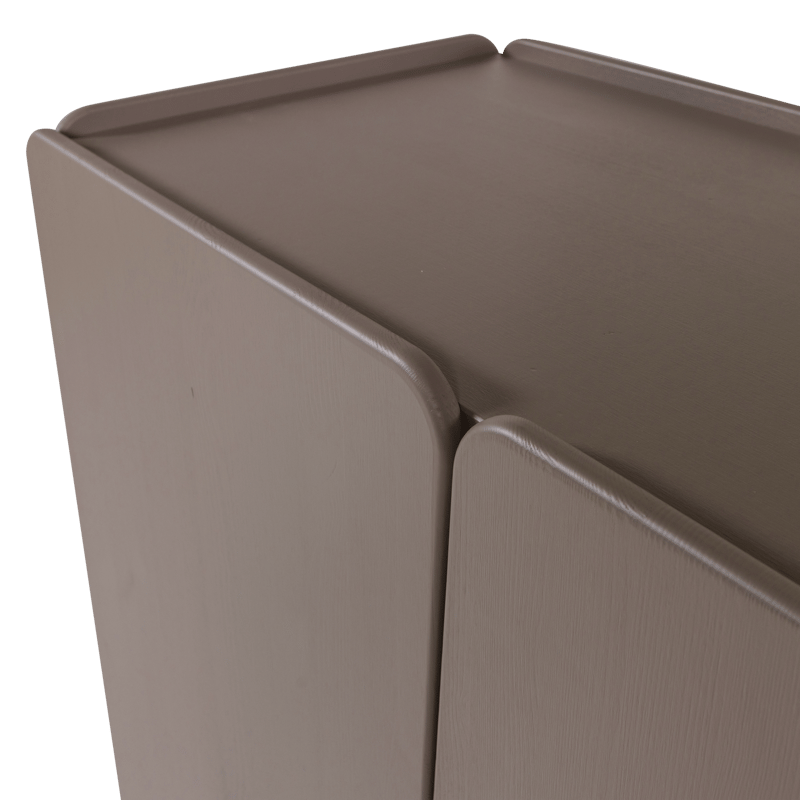 2-dørs skap Root 100 cm - Trøffelbrun - Oppbevaring - Skap - Oppbevaringsskap