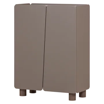 2-dørs skap Root 100 cm - Trøffelbrun - Oppbevaring - Skap - Oppbevaringsskap