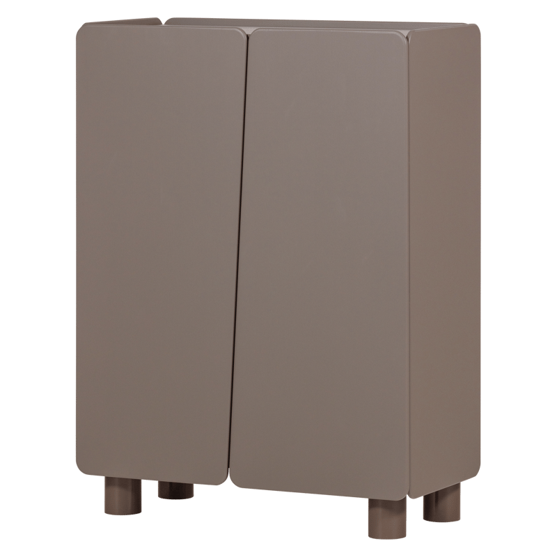 2-dørs skap Root 100 cm, Trøffelbrun