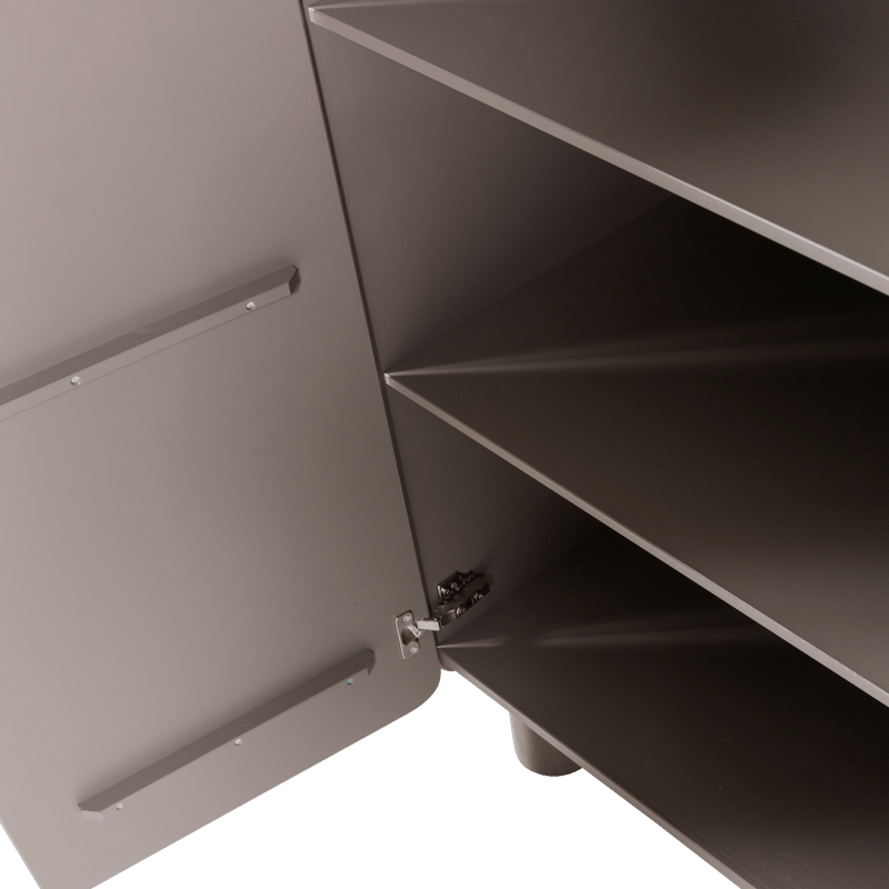 2-dørs skap Root 100 cm - Trøffelbrun - Oppbevaring - Skap - Oppbevaringsskap