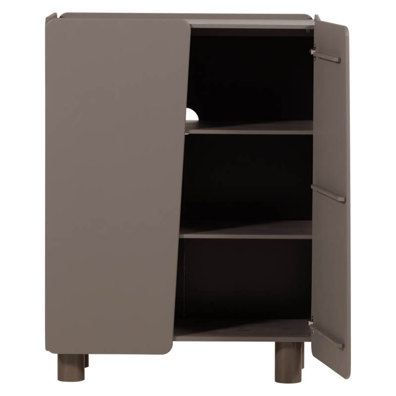 2-dørs skap Root 100 cm - Trøffelbrun - Oppbevaring - Skap - Oppbevaringsskap