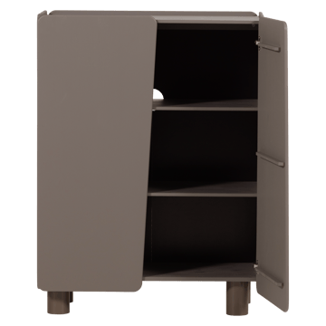 2-dørs skap Root 100 cm - Trøffelbrun - Oppbevaring - Skap - Oppbevaringsskap