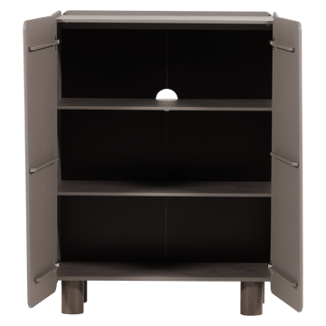 2-dørs skap Root 100 cm - Trøffelbrun - Oppbevaring - Skap - Oppbevaringsskap