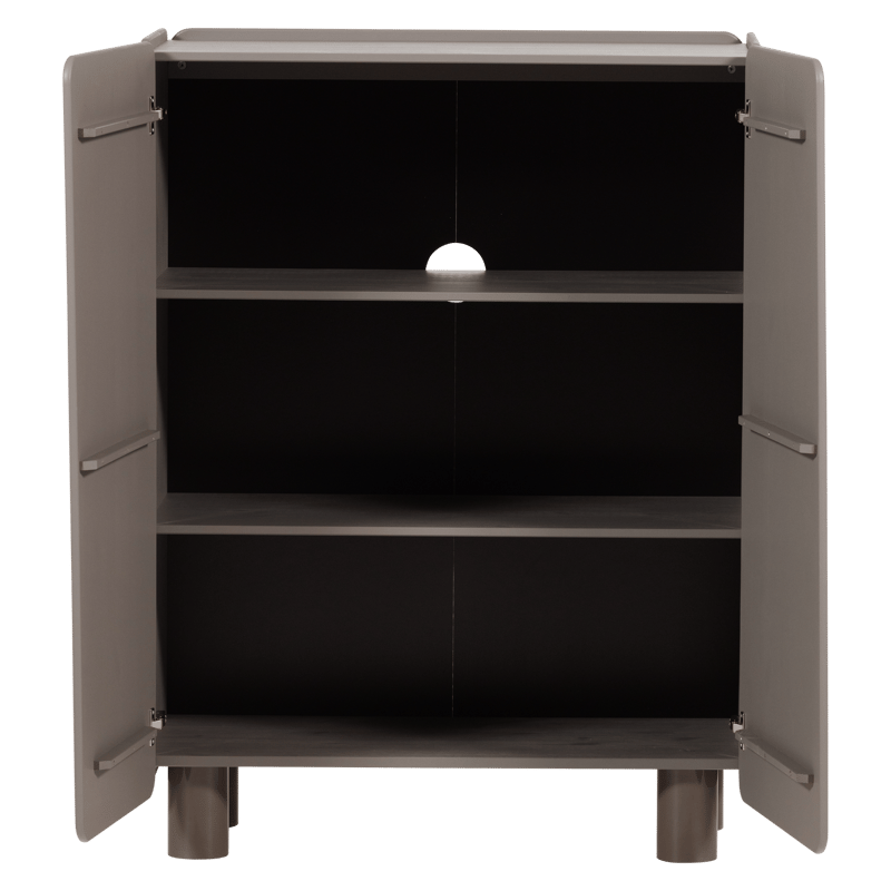 2-dørs skap Root 100 cm - Trøffelbrun - Oppbevaring - Skap - Oppbevaringsskap