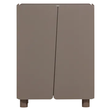 2-dørs skap Root 100 cm - Trøffelbrun - Oppbevaring - Skap - Oppbevaringsskap