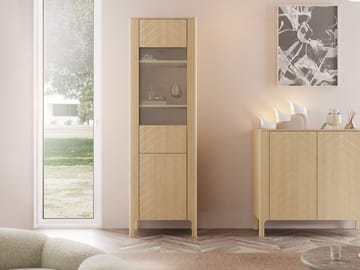 Aggarwal Vitrineskap 60 cm - Oppbevaring - Skap - Vitrineskap