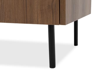 Akihito Vitrineskap 97x117 cm - Brun - Oppbevaring - Skap - Vitrineskap